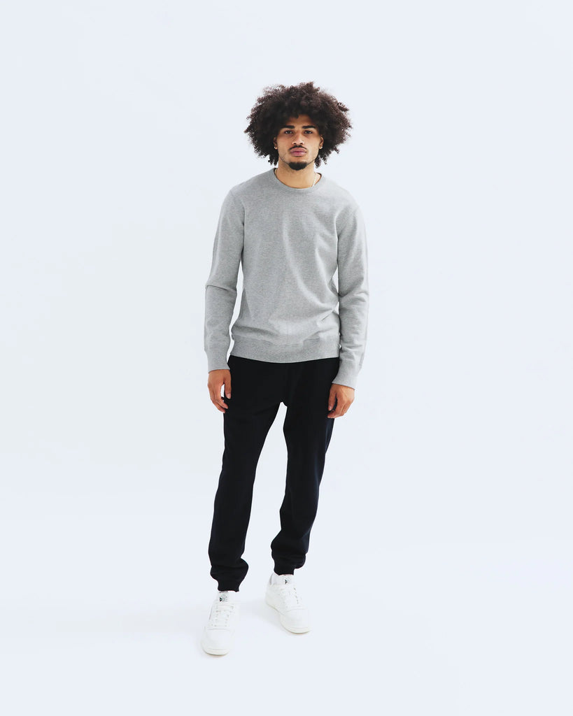 Reigning Champ Midweight Terry Crewneck - Heather Grey