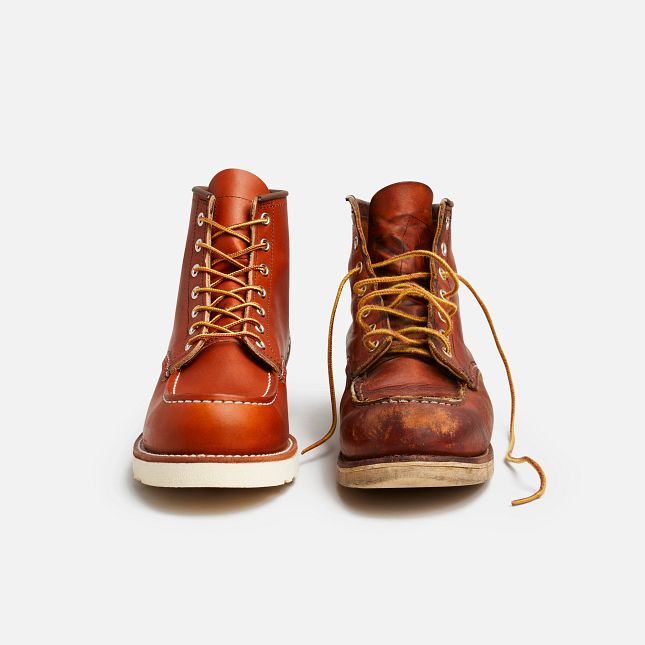 Red Wing SECONDS Classic Moc 6" Boot Oro Legacy Leather - 875E