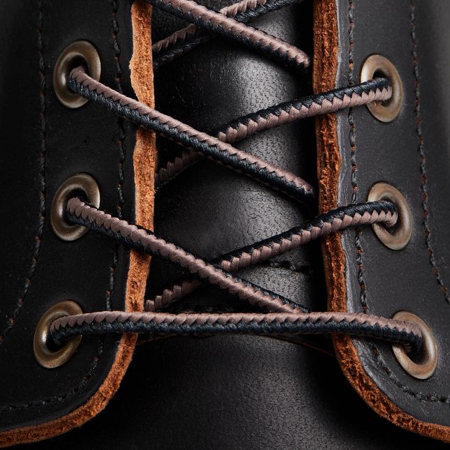 Red Wing Classic Moc 6" Boot Black Prairie Leather - Style 8849