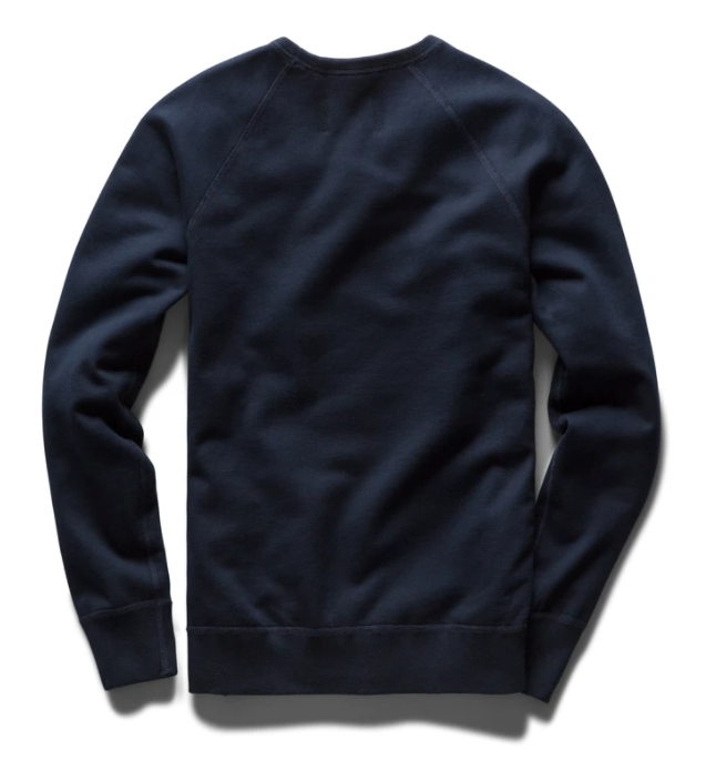 Reigning Champ Midweight Terry Crewneck - Navy
