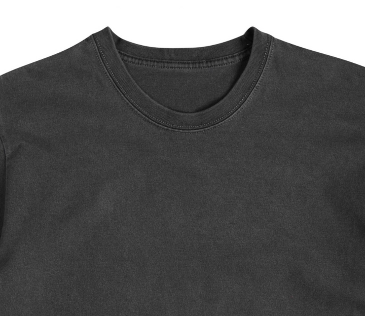 BS BASICS "Heavies" T Shirt - Faded Charcoal