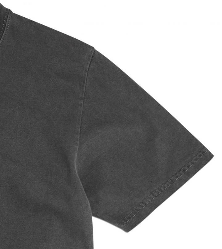 BS BASICS "Heavies" T Shirt - Faded Charcoal