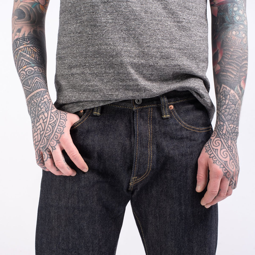 Iron Heart 21oz Selvedge Denim Straight Cut 634S Jeans - Indigo